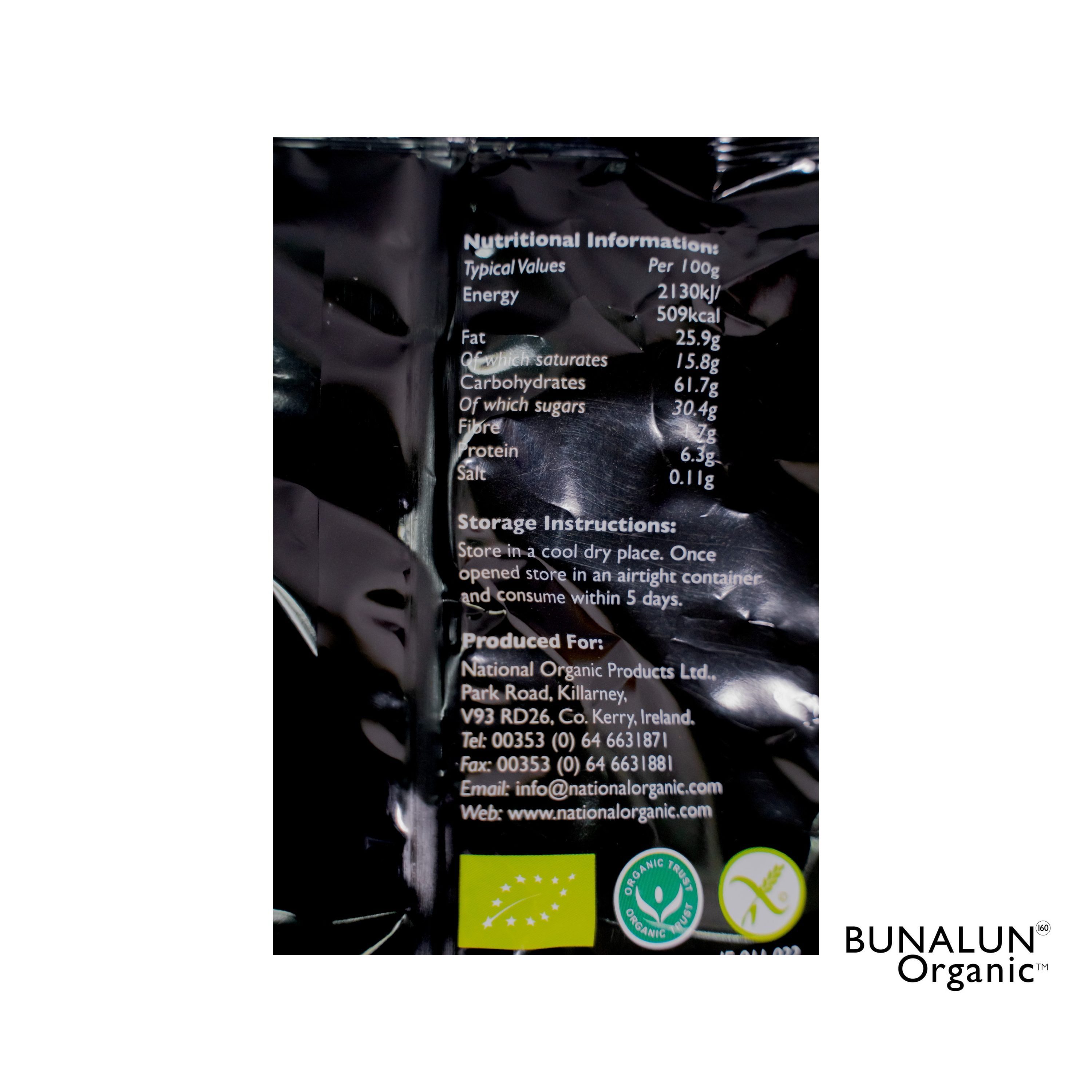 Bunalun Organic Snacks Mini Yoghurt and Orange Rice Cakes