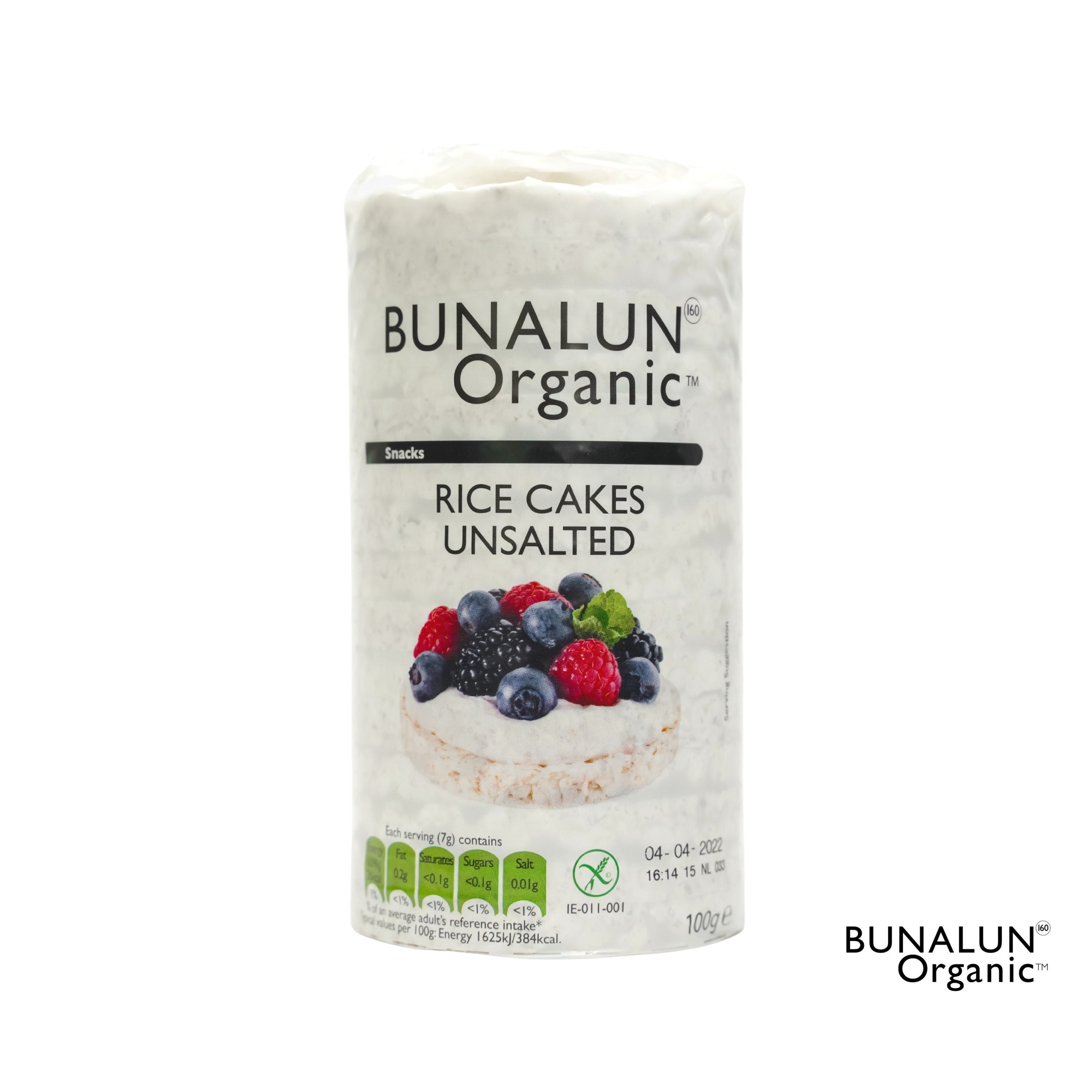Bunalun Organic Unsalted Rice Cakes