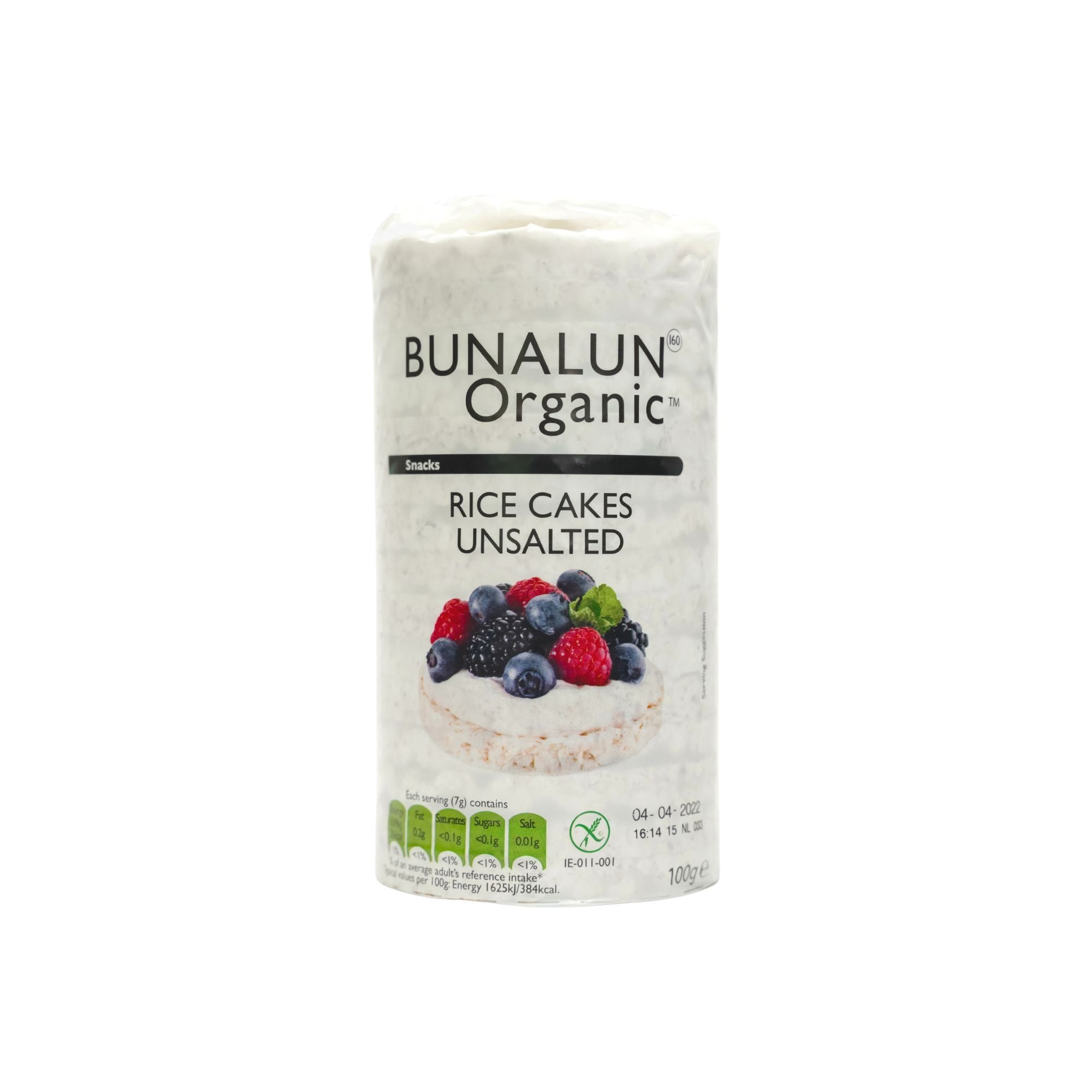 Bunalun Organic Unsalted Rice Cakes