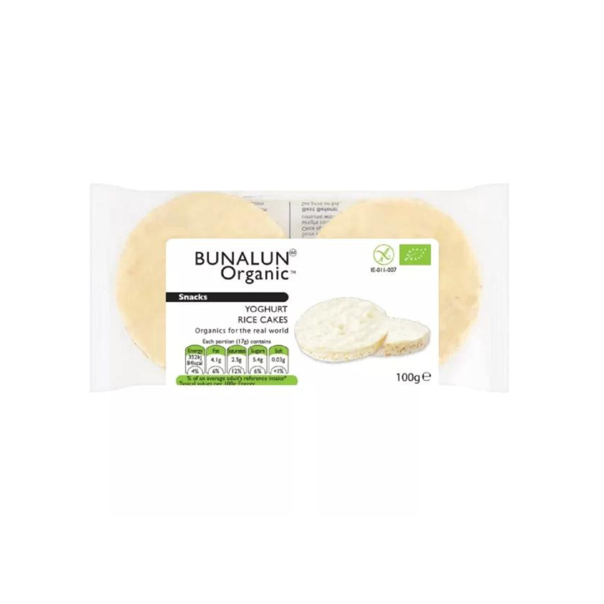 Bunalun Organic Yoghurt Rice Cakes