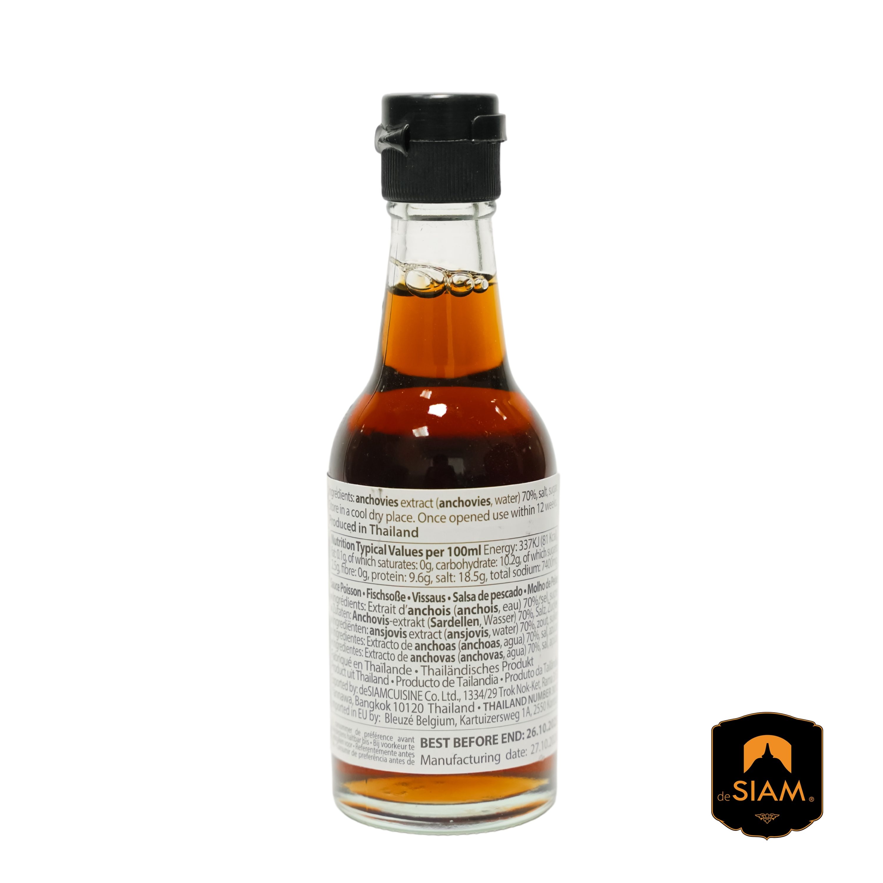 De Siam Thailand Fish Sauce