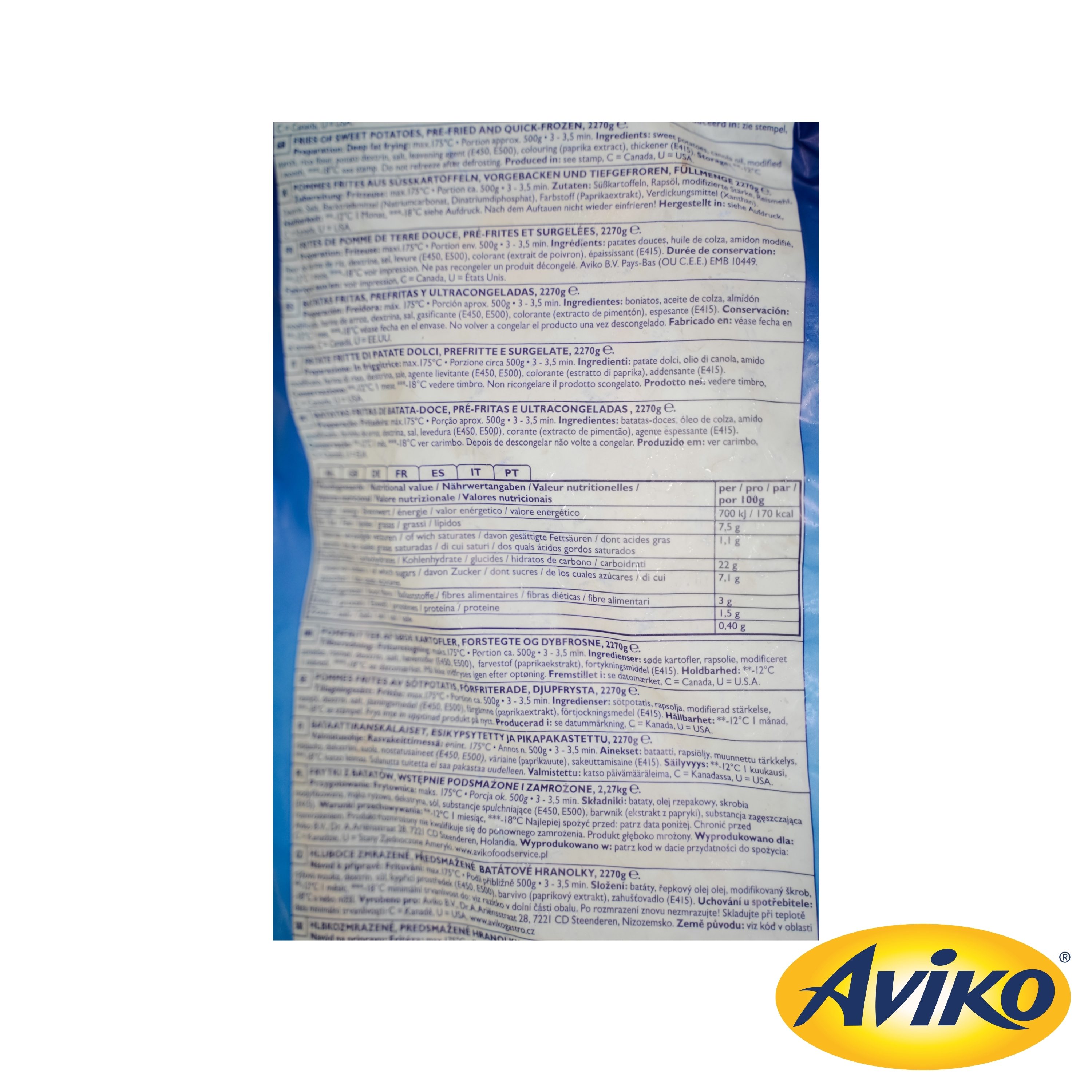 Aviko Sweet Potato Fries