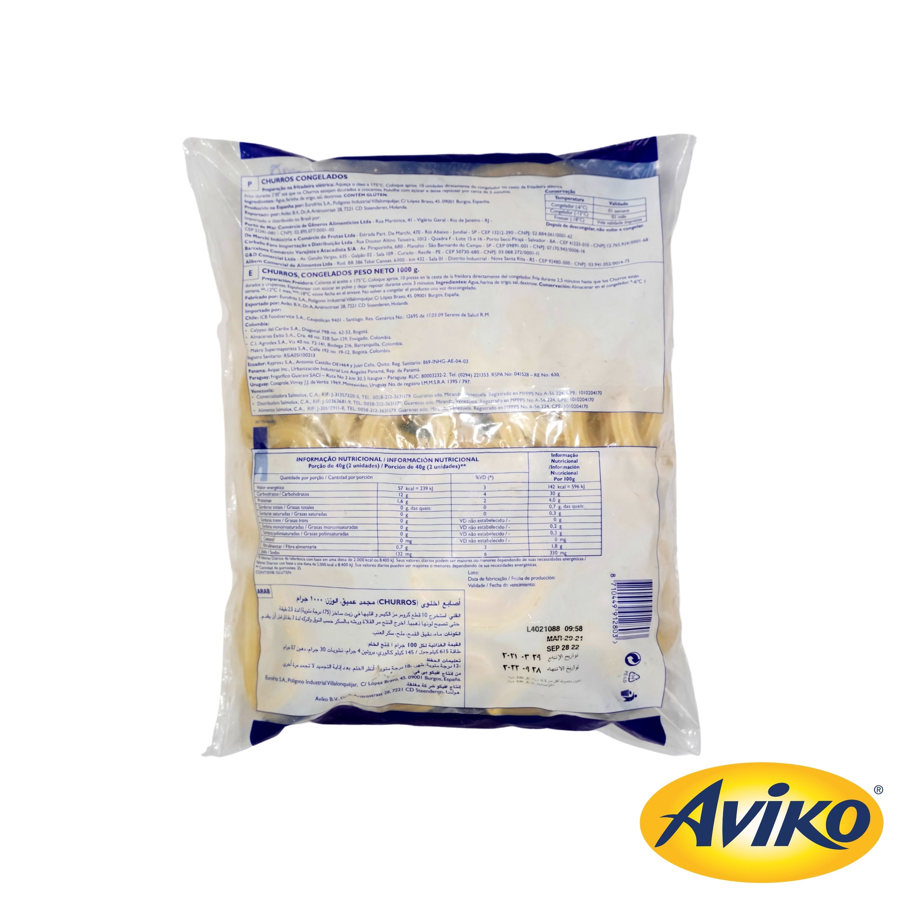 Aviko Sweet Treat Churros