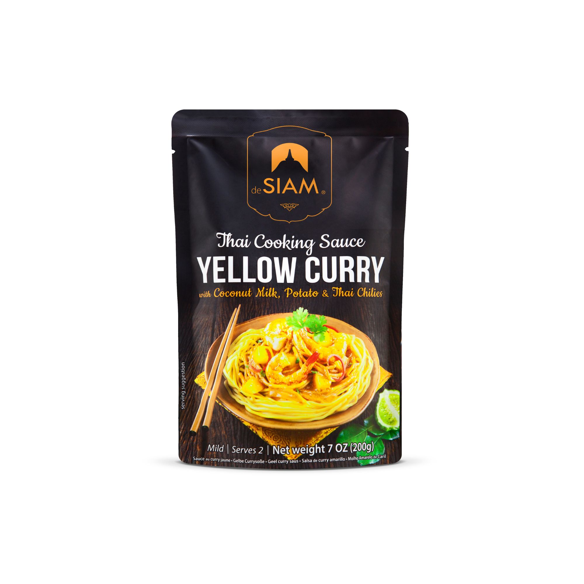 De Siam Thai Cooking Sauce Yellow Curry