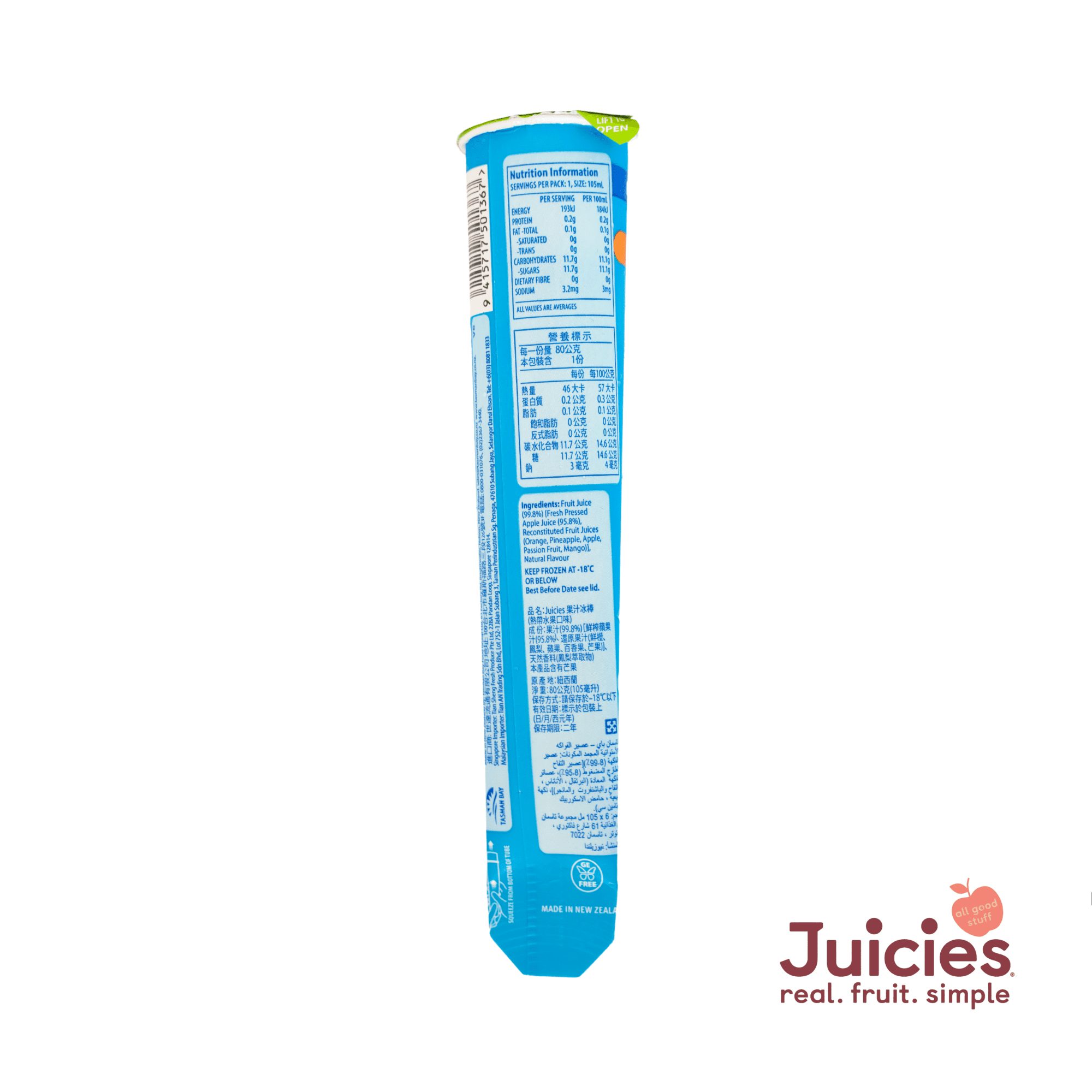 Juicies Ice Popsicle Tropical