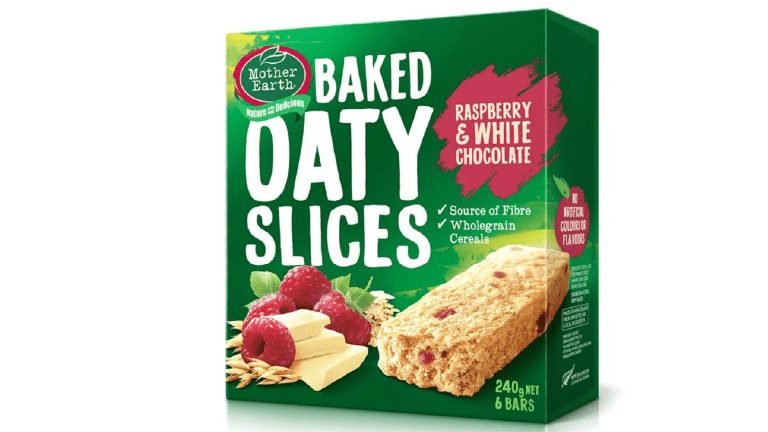 Mother Earth Baked Oaty Raspberry and White Chocolate 240gm