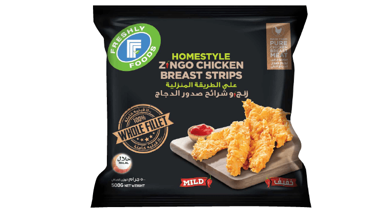 Freshly Foods Zingo Chicken Strips 500gm