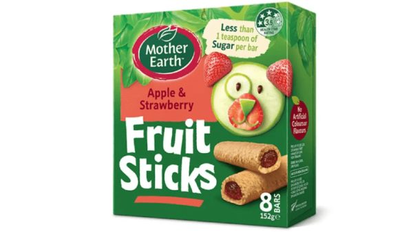 Mother Earth Apple and Strawberry Fruit Sticks 152gm