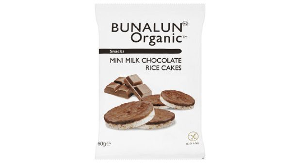 Bunalun Organic Mini Milk Chocolate Rice Cakes