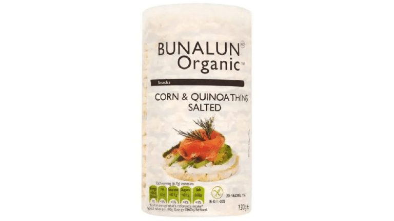 Bunalun Organic Snacks Corn & Quinoa Thins Salted