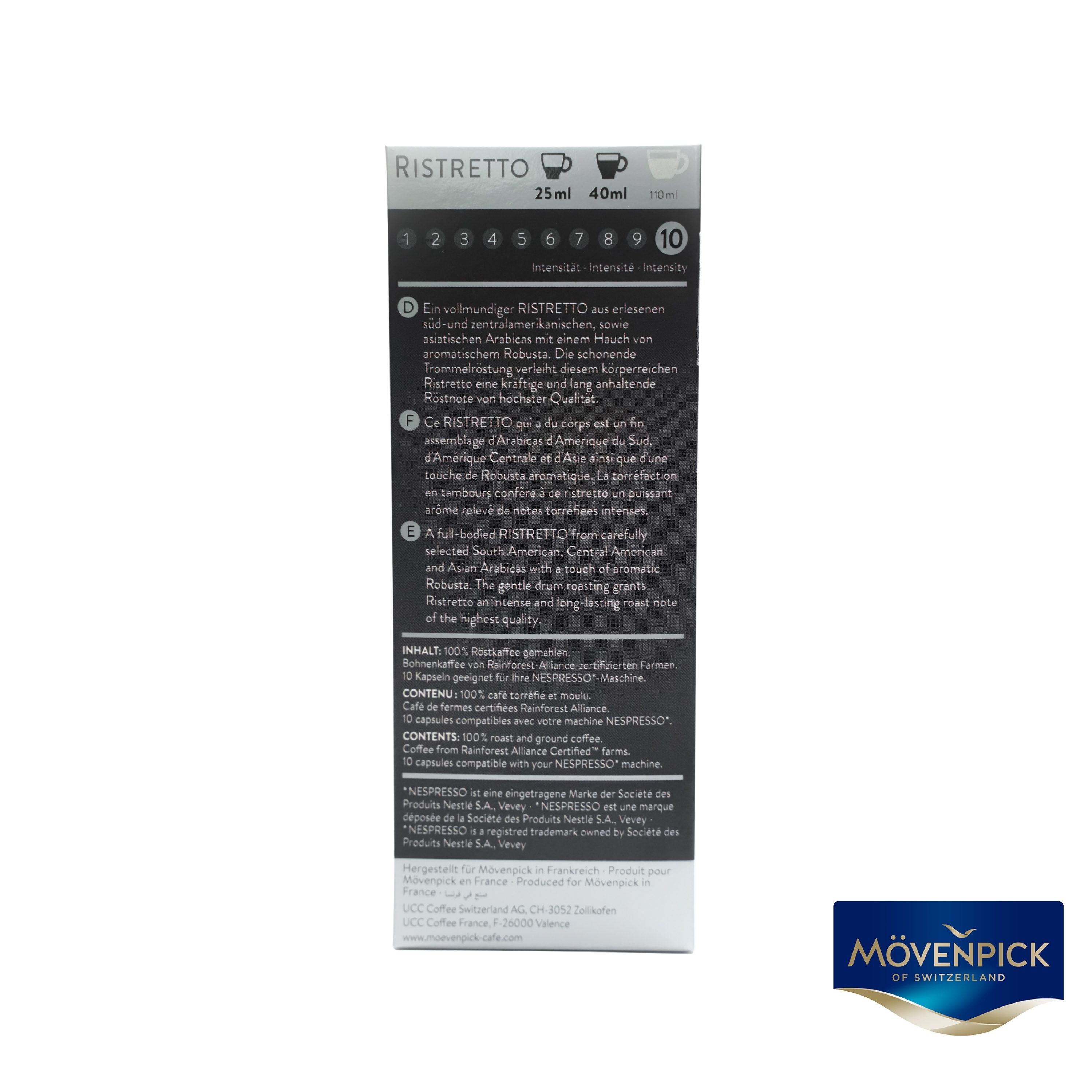 Mövenpick Ristretto Coffee Capsules