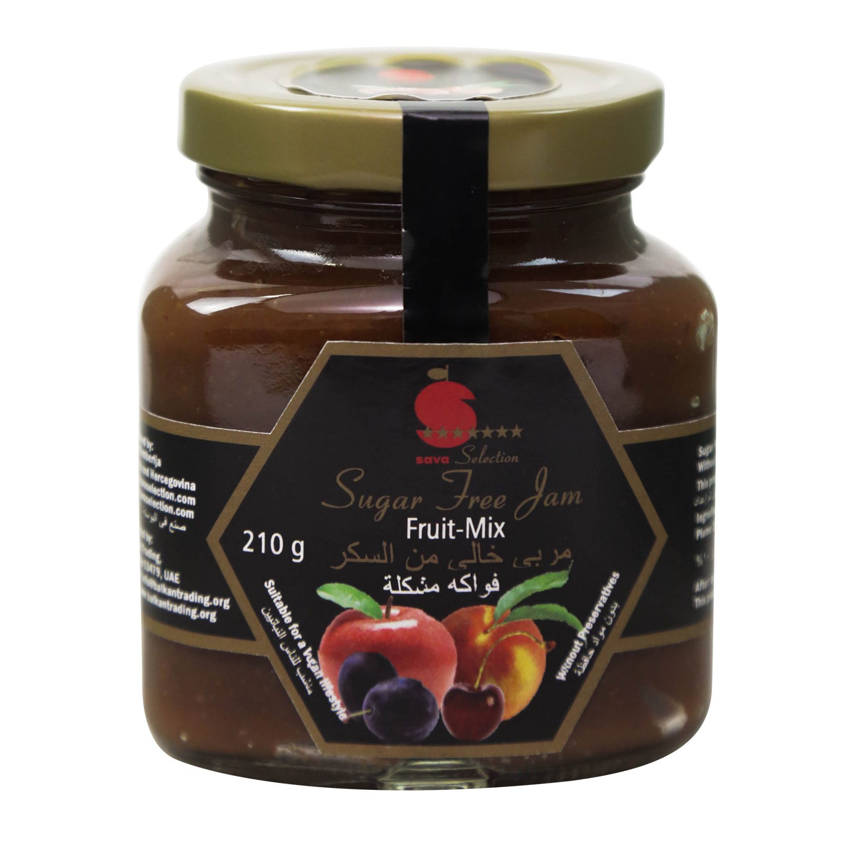 Sava Mixed Fruit Jam Sugar Free
