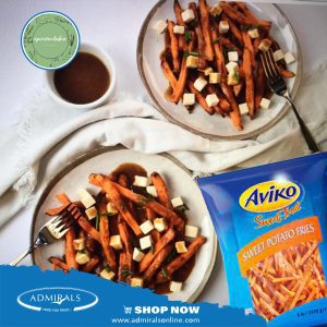 Epicure Dubai - Sweet Potato Poutine with Vegetarian Gravy