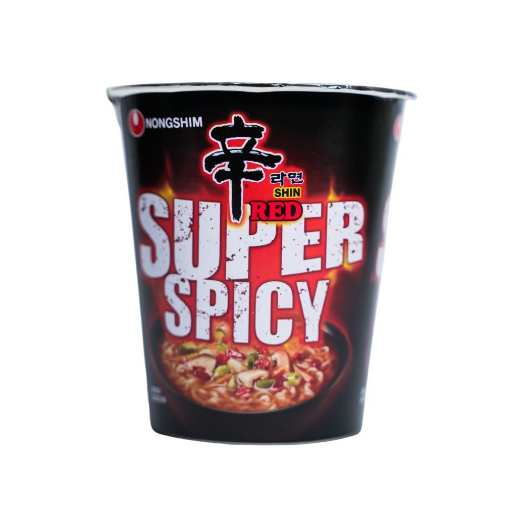 Nongshim Shin Red Super Spicy Cup Noodles - 68g - Buy Like Chefs