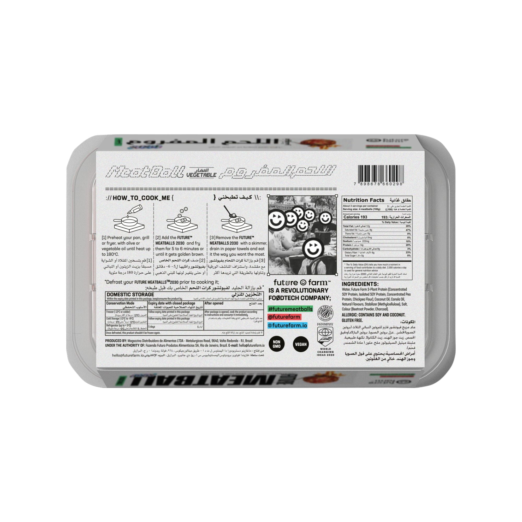 Future Farm Plant Based Meatballs