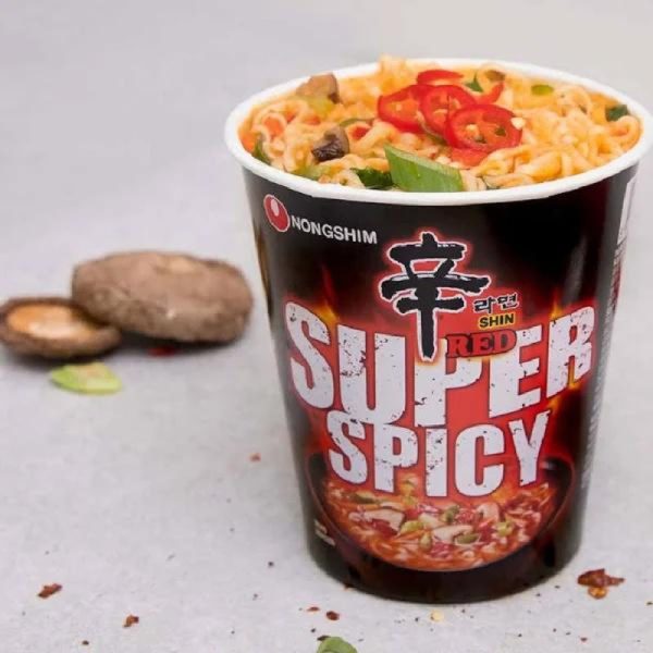 Nongshim Cup Noodle Soup Super Spicy Flavour