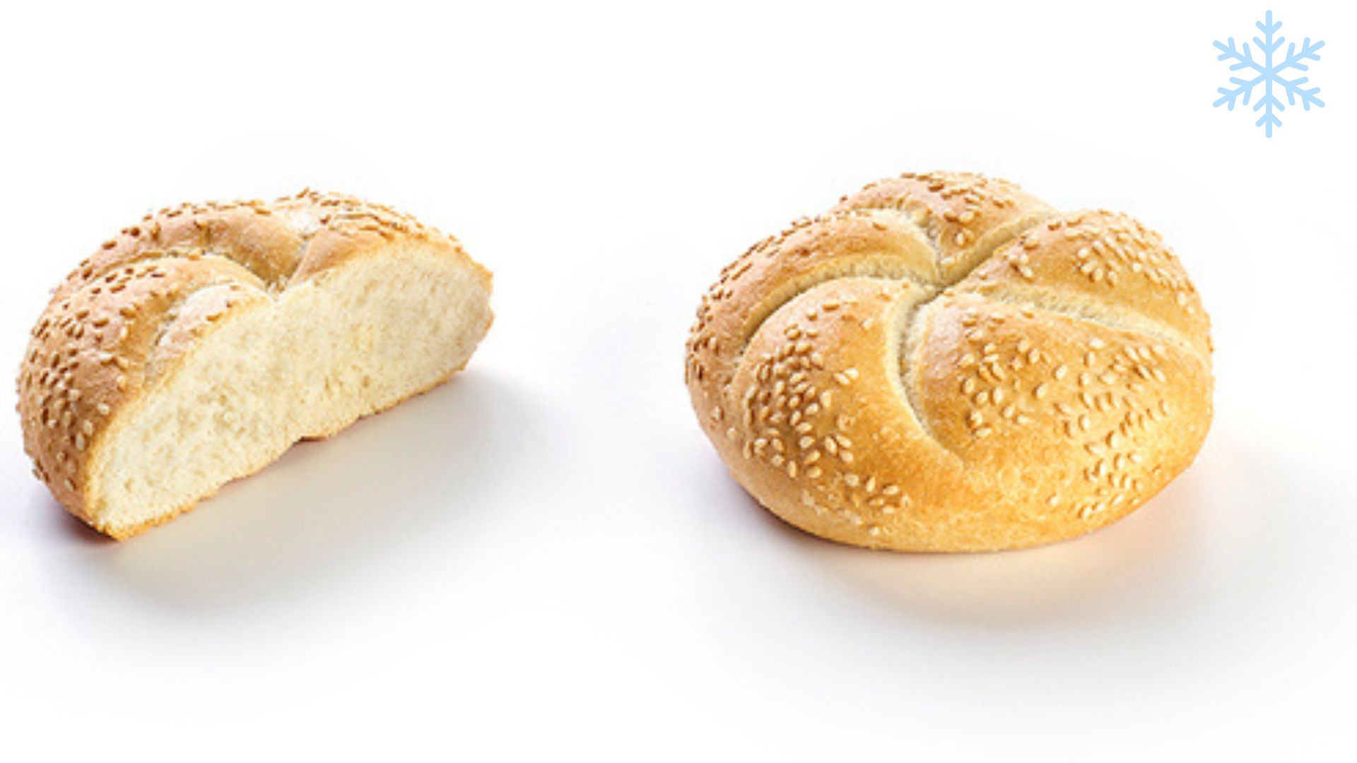 Ready to Cook Kaiser Roll with Sesame Seeds