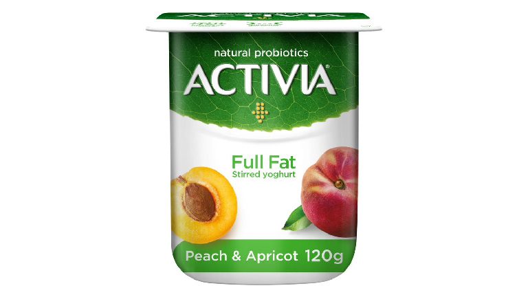 Activia Stirred Yogurt Peach & Apricot Full Fat 120g