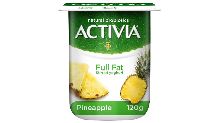 Activia Stirred Yogurt Pineapple Full Fat 120g