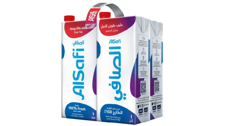 Al Safi UHT Milk Low Fat 4 x 1L
