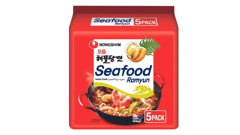 Nongshim Seafood Ramyun Instant Noodles 125 g Pack of 5