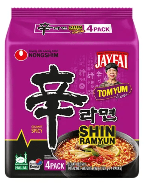 Nongshim Shin Ramyun Tomyum 123gx4