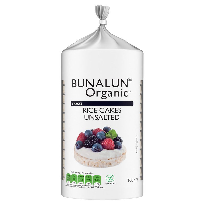 Bunalun Organic Unsalted Rice Cake 100gm