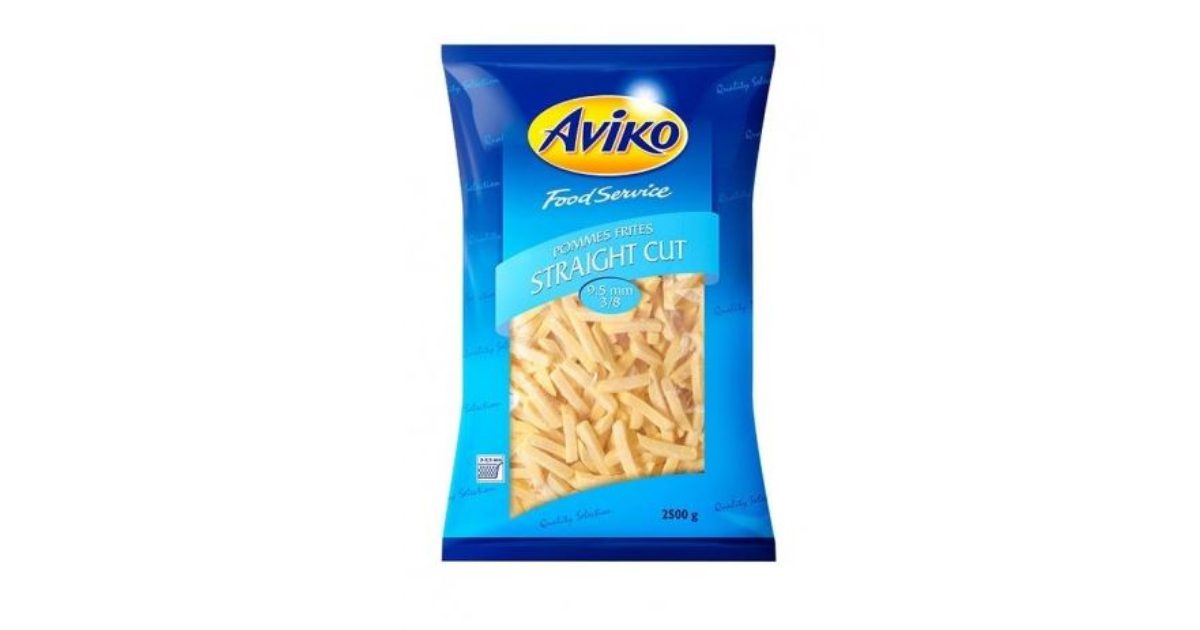 Aviko Straight Cut Fries 9.5mm 2.5kg
