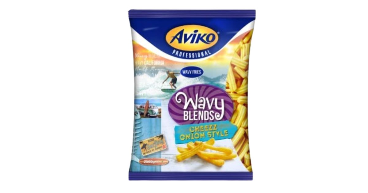 Aviko Wavy Blends Cheezz Onion Style 2.5kg