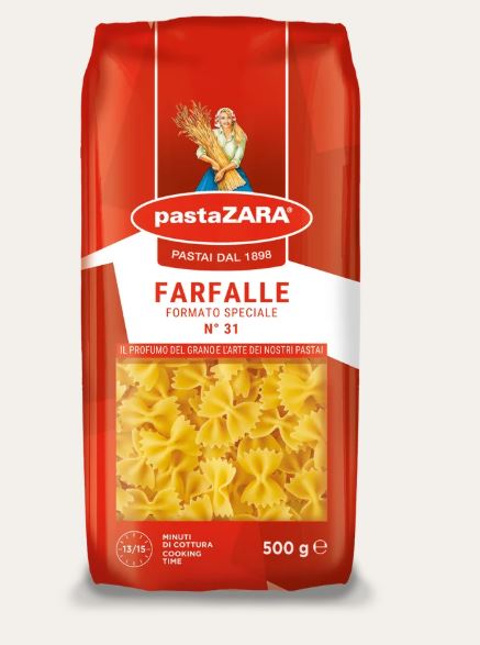 Pasta Zara Farfalle 500gm