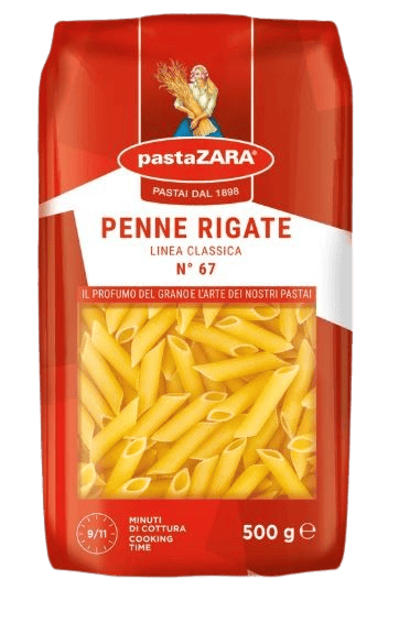 Pasta Zara Penne Rigate 500gm