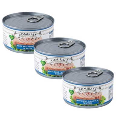 Admirals Tuna Solid White in Water 170gx3